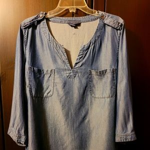 Lands End Tencel Tunic, size 16